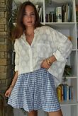 Nonni Gingham City Short Denim